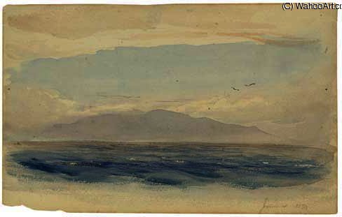 WikiOO.org - Encyclopedia of Fine Arts - Maľba, Artwork Conrad Martens - HMS Hyacinth