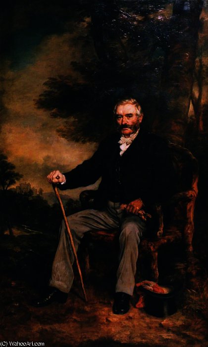 Wikioo.org - The Encyclopedia of Fine Arts - Painting, Artwork by Francis Grant - Sir Andrew Orr of Harvieston and Castle Campbell, Lord Provost of Glasgow
