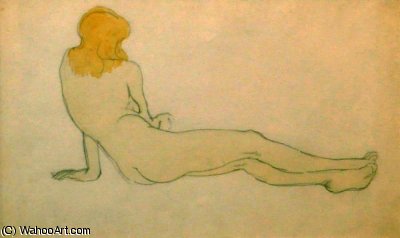 WikiOO.org - Encyclopedia of Fine Arts - Maleri, Artwork Derwent Lees - Girl sitting