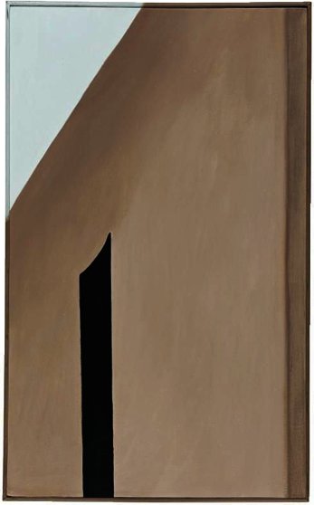 Wikioo.org – La Enciclopedia de las Bellas Artes - Pintura, Obras de arte de Georgia Totto O'keeffe - Negro patio door--small