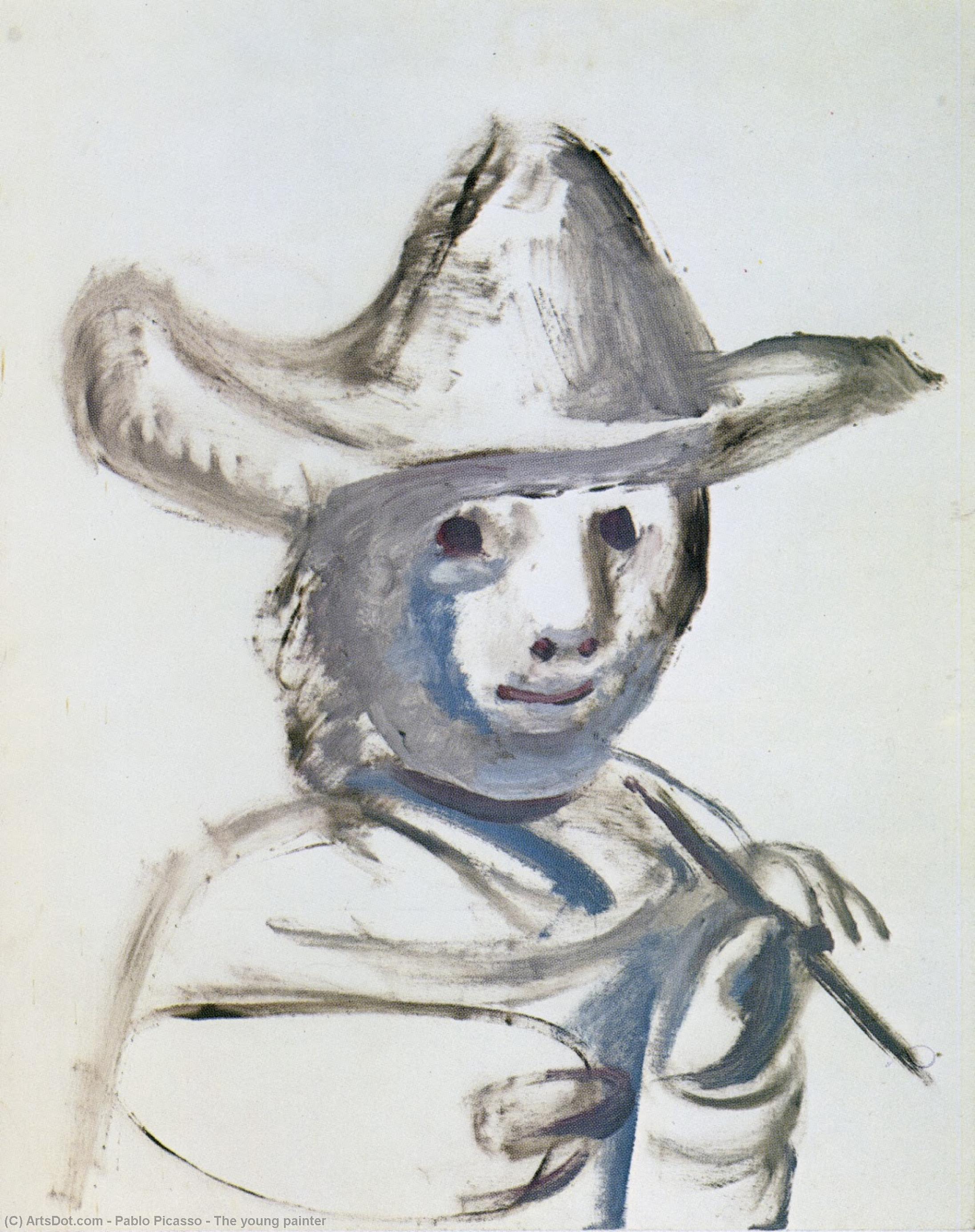 Wikioo.org – La Enciclopedia de las Bellas Artes - Pintura, Obras de arte de Pablo Picasso - El joven pintor