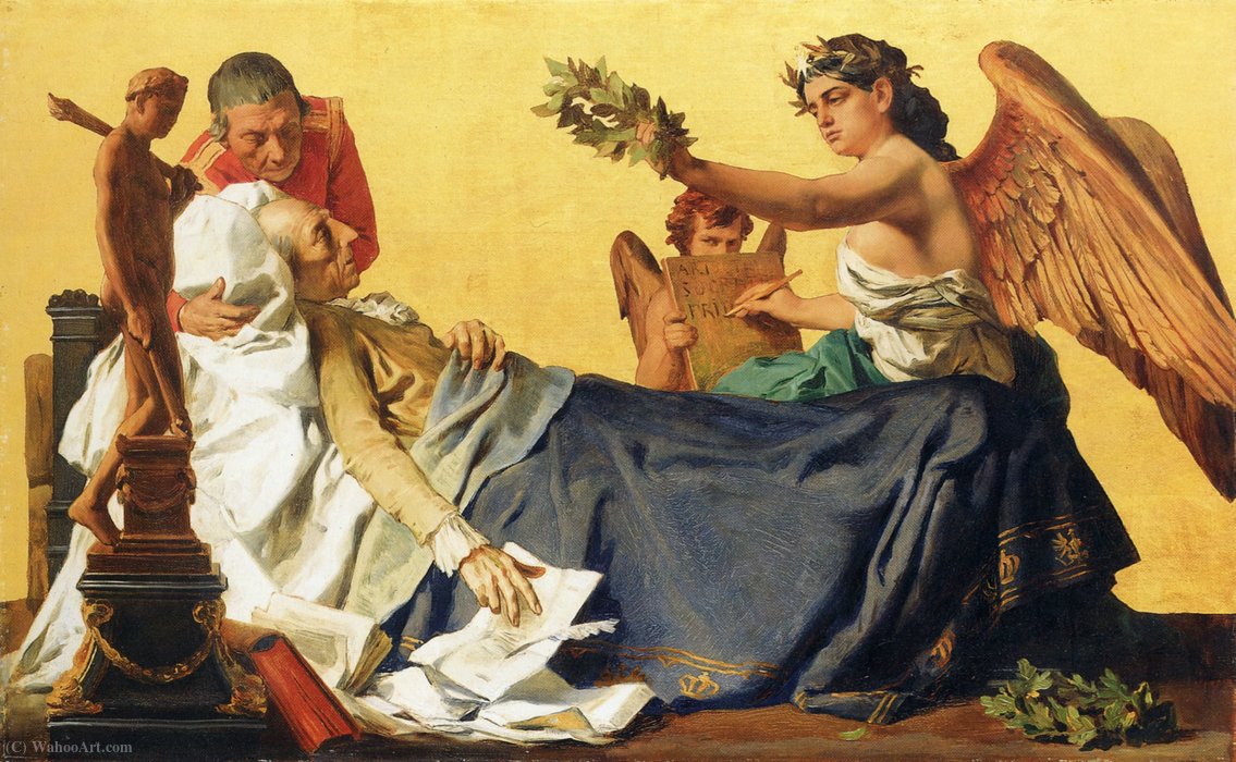 Wikioo.org - The Encyclopedia of Fine Arts - Painting, Artwork by Anton Von Werner - Exitium