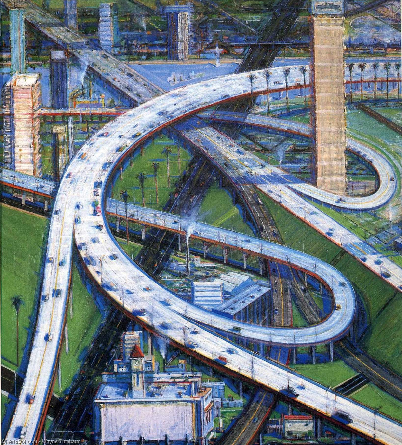 Wikioo.org - The Encyclopedia of Fine Arts - Painting, Artwork by Wayne Thiebaud - Untitled (750)