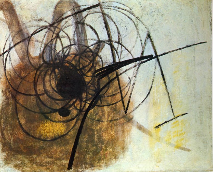 Wikioo.org - The Encyclopedia of Fine Arts - Painting, Artwork by Hans Heinrich Hartung - Untitled (914)