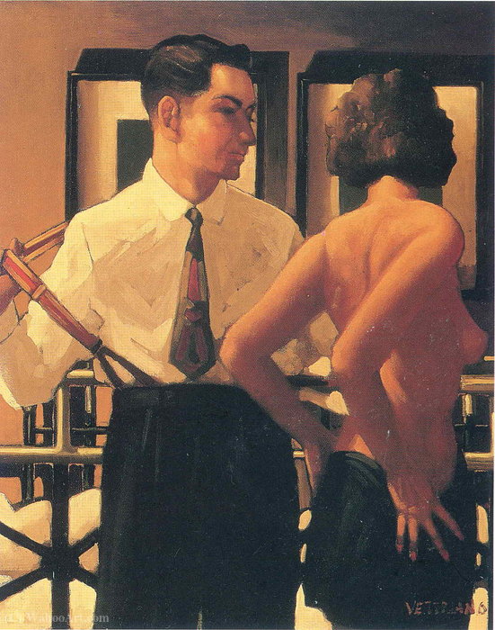 Wikioo.org - The Encyclopedia of Fine Arts - Painting, Artwork by Jack Vettriano - Untitled (487)