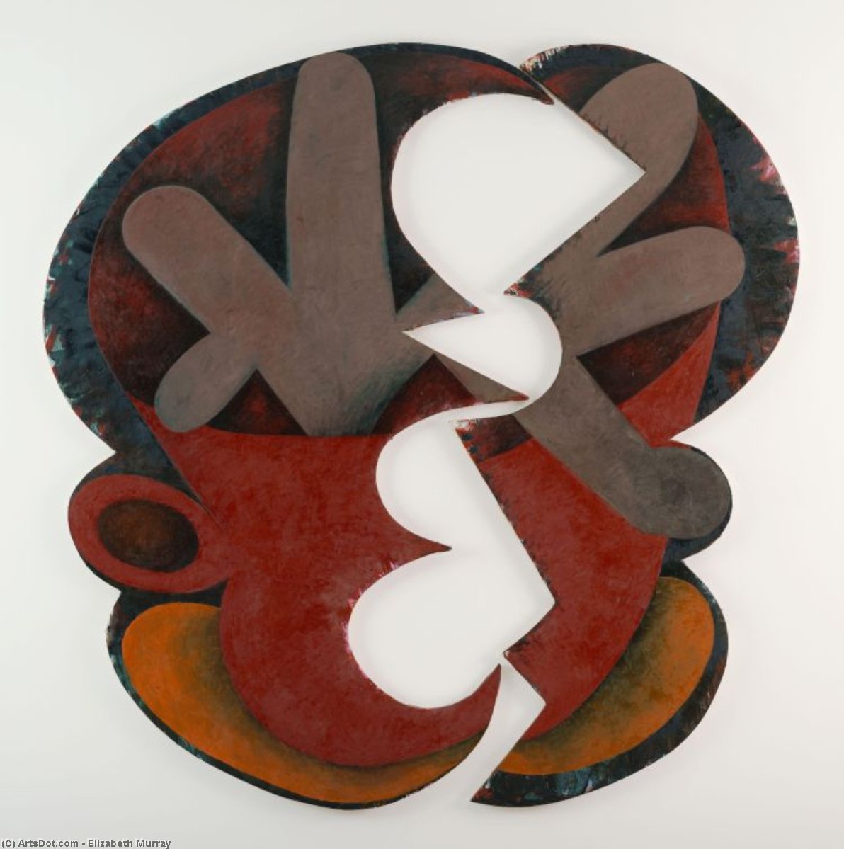 Wikioo.org - The Encyclopedia of Fine Arts - Painting, Artwork by Elizabeth Murray - Yikes