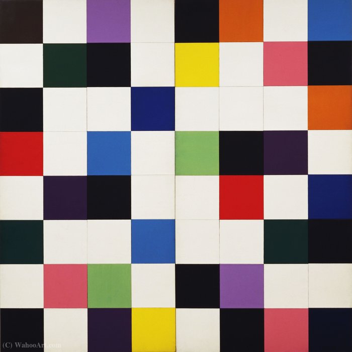Wikioo.org - The Encyclopedia of Fine Arts - Painting, Artwork by Ellsworth Kelly - Colors for a Large Wall