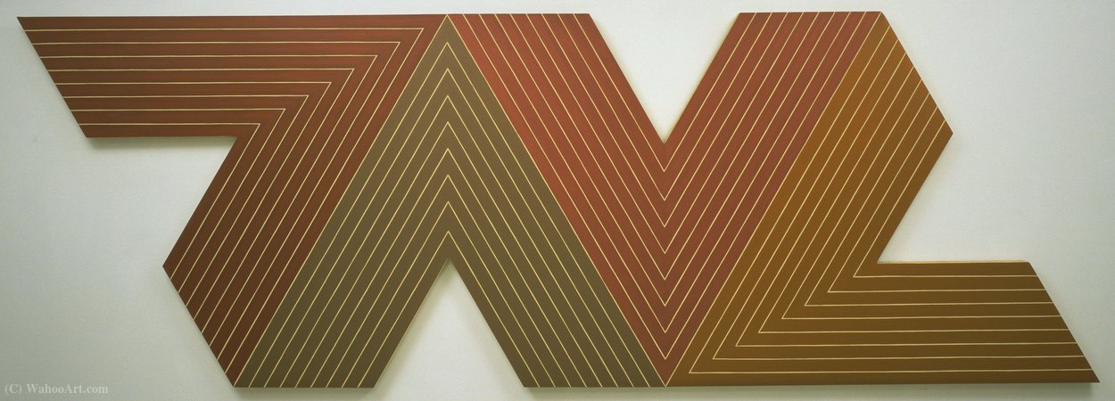 Wikioo.org - The Encyclopedia of Fine Arts - Painting, Artwork by Frank Stella - Empress of India