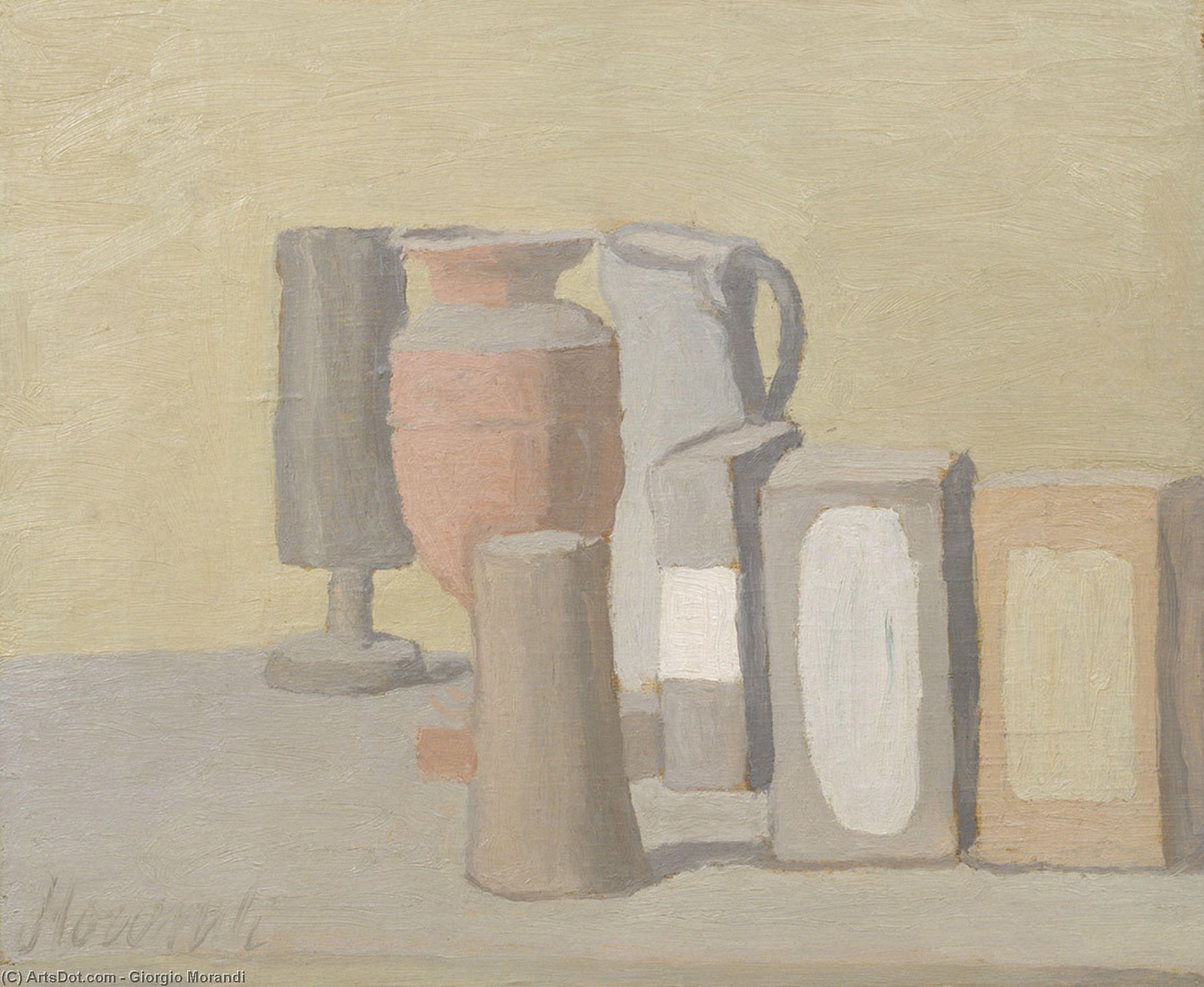 WikiOO.org - Encyclopedia of Fine Arts - Maľba, Artwork Giorgio Morandi - Still life