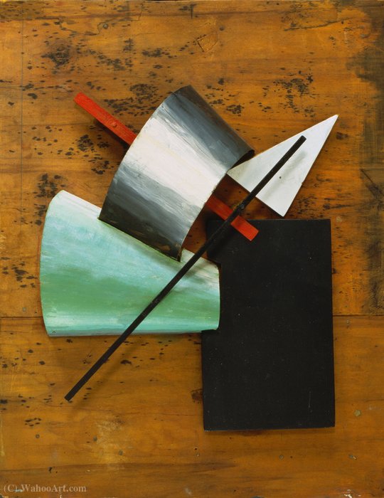 Wikioo.org - The Encyclopedia of Fine Arts - Painting, Artwork by Jean Pougny - Suprematist Relief-Sculpture
