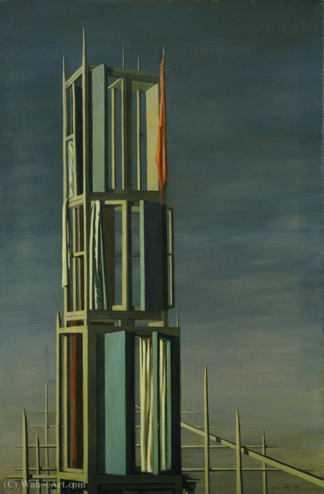 Wikioo.org - The Encyclopedia of Fine Arts - Painting, Artwork by Kay Sage - Hyphen