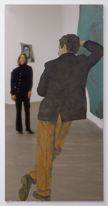 Wikioo.org - The Encyclopedia of Fine Arts - Painting, Artwork by Michelangelo Pistoletto - Man with Yellow Pants