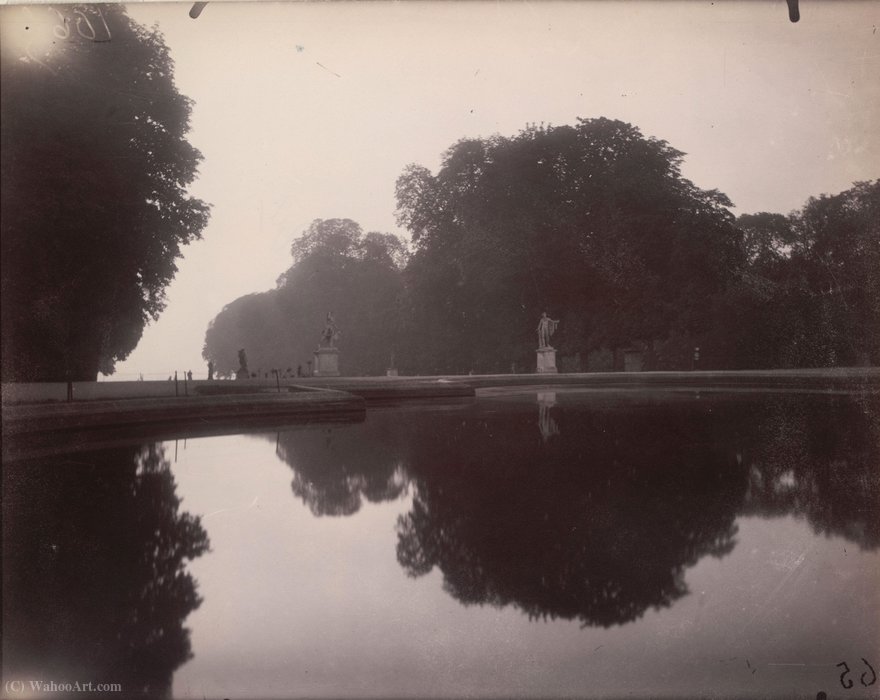 Wikioo.org - The Encyclopedia of Fine Arts - Painting, Artwork by Eugene Atget - Saint cloud
