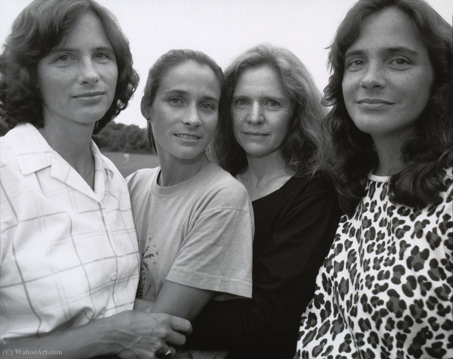 WikiOO.org - Enciklopedija dailės - Tapyba, meno kuriniai Nicholas Nixon - The brown sisters (5)