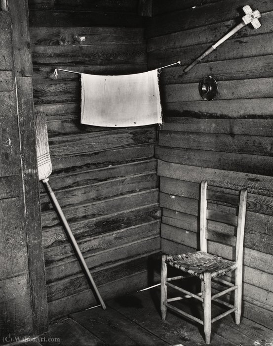 Wikioo.org - The Encyclopedia of Fine Arts - Painting, Artwork by Walker Evans - Kitchen corner, tenant farmhouse, hale county, alabama
