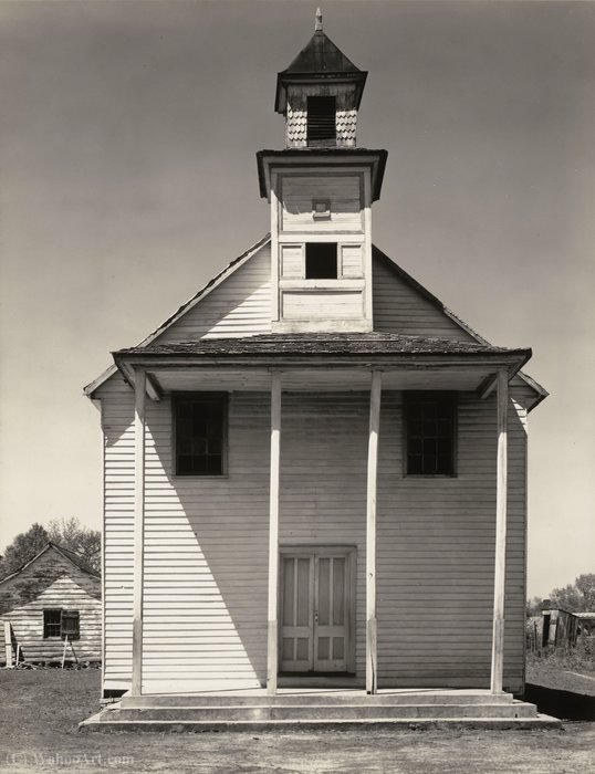 Wikioo.org - The Encyclopedia of Fine Arts - Painting, Artwork by Walker Evans - Negro church, south carolina
