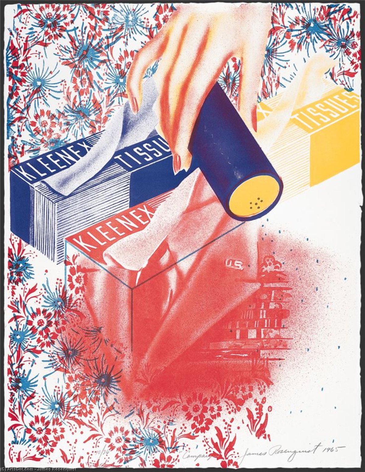 Wikioo.org - The Encyclopedia of Fine Arts - Painting, Artwork by James Rosenquist - Campaign