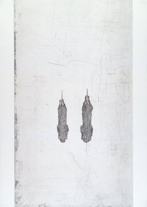 Wikioo.org - The Encyclopedia of Fine Arts - Painting, Artwork by Kiki Smith - Untitled from White Mammals (2)