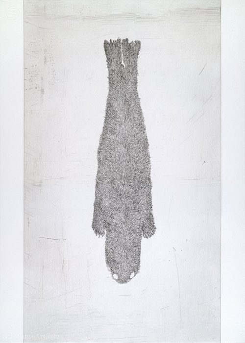 Wikioo.org - The Encyclopedia of Fine Arts - Painting, Artwork by Kiki Smith - Untitled from White Mammals (4)