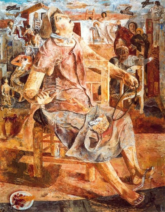 Wikioo.org – La Enciclopedia de las Bellas Artes - Pintura, Obras de arte de Antonio Lopez Garcia - Sin Título (988)
