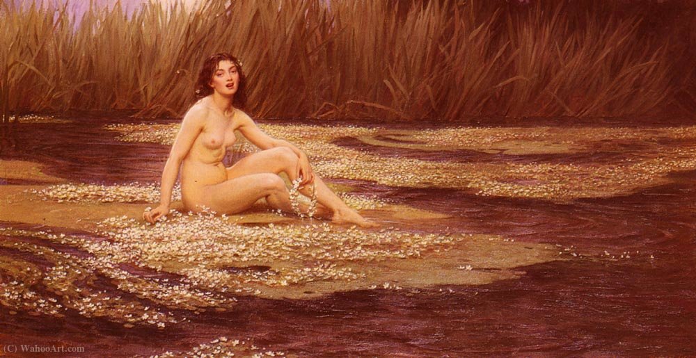 Wikioo.org – L'Enciclopedia delle Belle Arti - Pittura, Opere di Herbert James Draper - La ninfa acqua