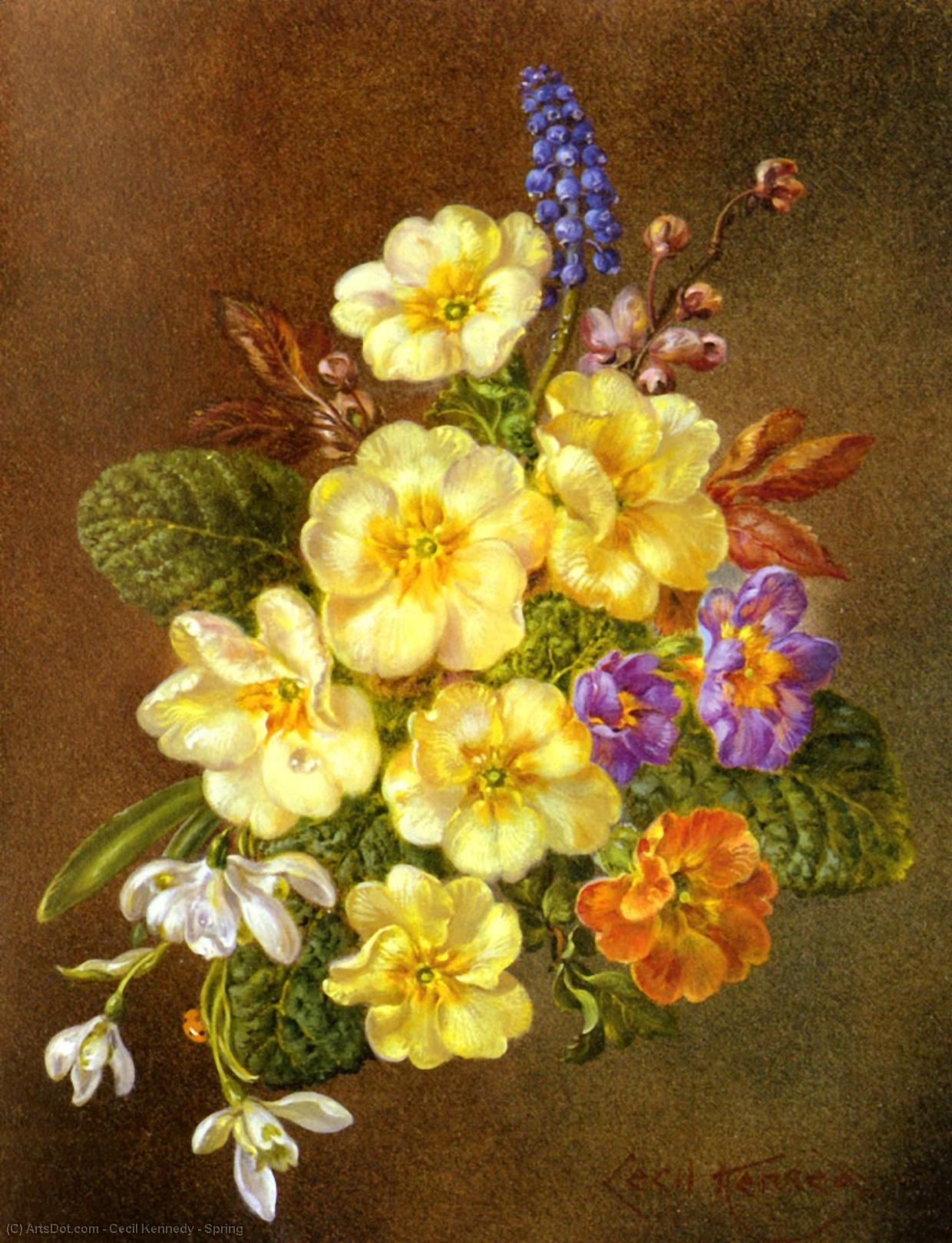 Wikioo.org - The Encyclopedia of Fine Arts - Painting, Artwork by Cecil Kennedy - Spring