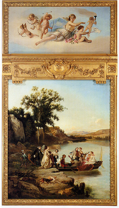 Wikioo.org – L'Encyclopédie des Beaux Arts - Peinture, Oeuvre de Charles Diodore Rahoult - Allégorie du printemps