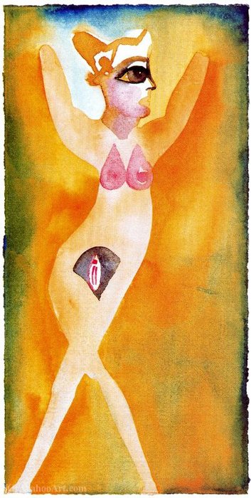 Wikioo.org - The Encyclopedia of Fine Arts - Painting, Artwork by Francesco Clemente - Blanco