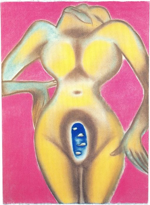 Wikioo.org - The Encyclopedia of Fine Arts - Painting, Artwork by Francesco Clemente - Cielo