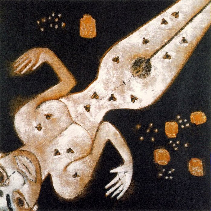 Wikioo.org - The Encyclopedia of Fine Arts - Painting, Artwork by Francesco Clemente - Untitled (131)