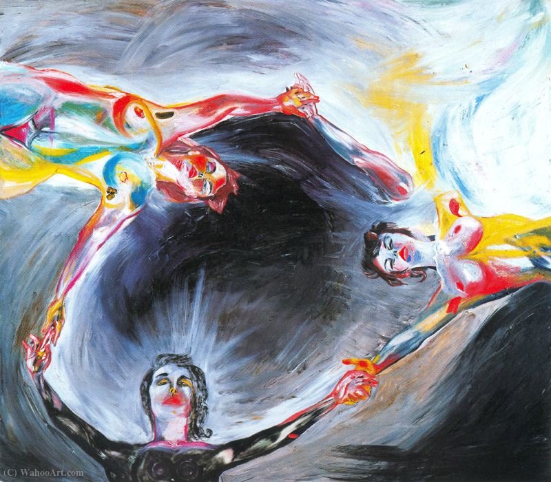 Wikioo.org - The Encyclopedia of Fine Arts - Painting, Artwork by Francesco Clemente - Untitled (292)