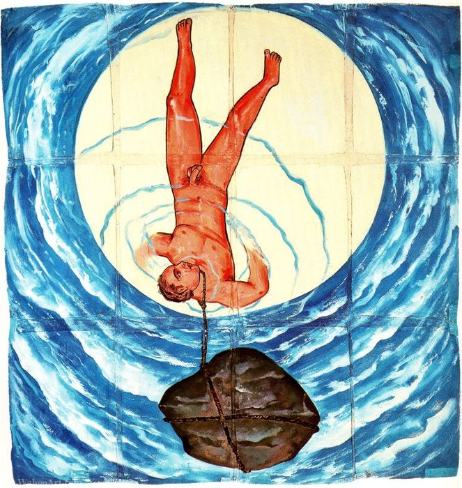 Wikioo.org - The Encyclopedia of Fine Arts - Painting, Artwork by Francesco Clemente - Untitled (847)