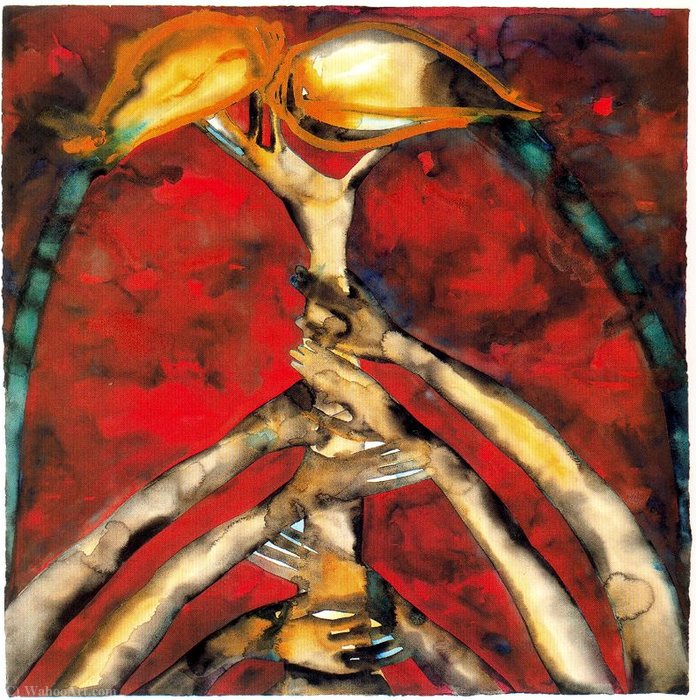 Wikioo.org - The Encyclopedia of Fine Arts - Painting, Artwork by Francesco Clemente - Untitled (866)