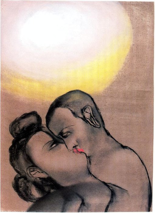 Wikioo.org - The Encyclopedia of Fine Arts - Painting, Artwork by Francesco Clemente - Untitled (731)