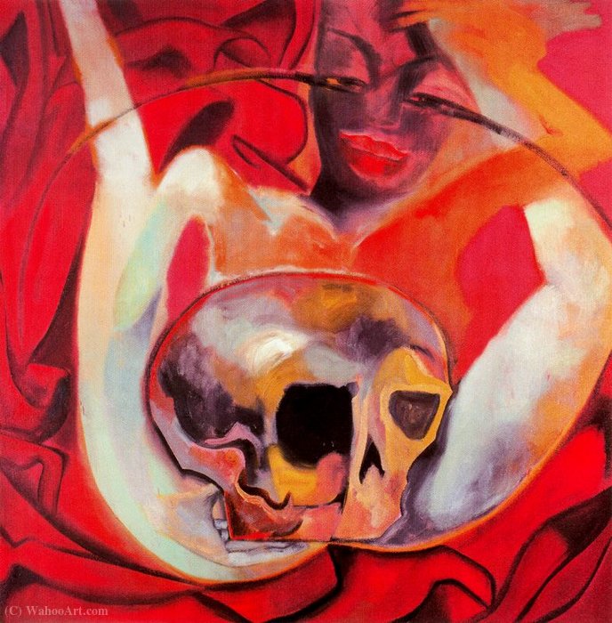 Wikioo.org - The Encyclopedia of Fine Arts - Painting, Artwork by Francesco Clemente - Untitled (225)