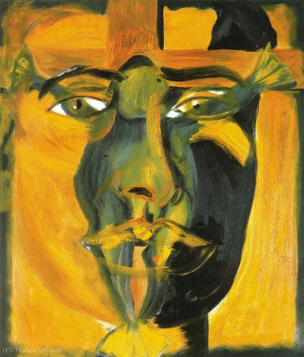 Wikioo.org - The Encyclopedia of Fine Arts - Painting, Artwork by Francesco Clemente - Untitled (253)