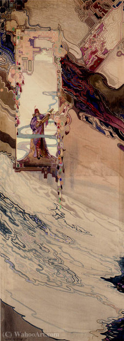 WikiOO.org - Εγκυκλοπαίδεια Καλών Τεχνών - Ζωγραφική, έργα τέχνης George Sheringham - Playing music