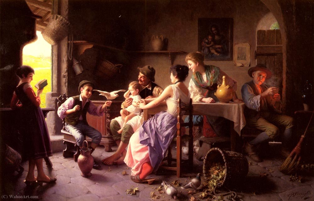 Wikioo.org – L'Enciclopedia delle Belle Arti - Pittura, Opere di Giovanni Battista Torriglia - Courtat louis nymphe Couchee