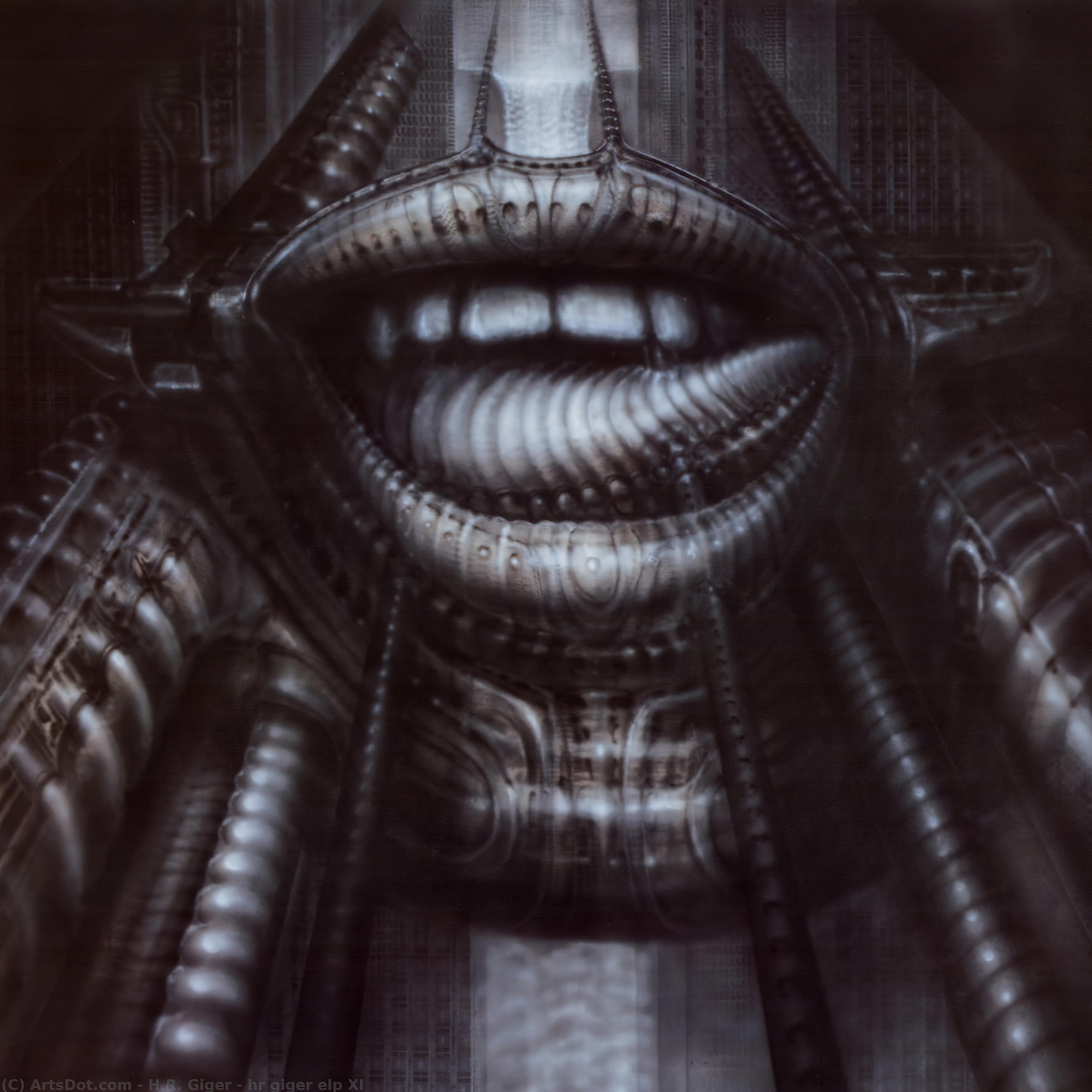 Wikioo.org - The Encyclopedia of Fine Arts - Painting, Artwork by H.R. Giger - hr giger elp XI