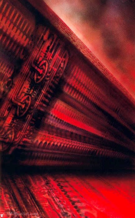 Wikioo.org - The Encyclopedia of Fine Arts - Painting, Artwork by H.R. Giger - Hr giger landscape - (007)