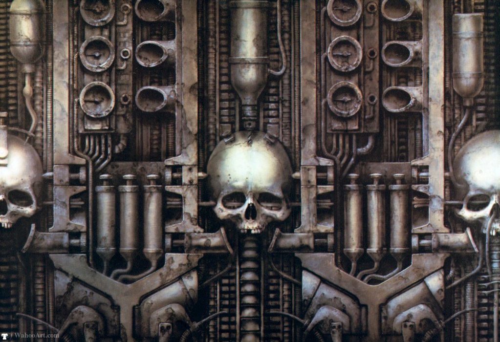 Wikioo.org - The Encyclopedia of Fine Arts - Painting, Artwork by H.R. Giger - hr giger landscape XIX