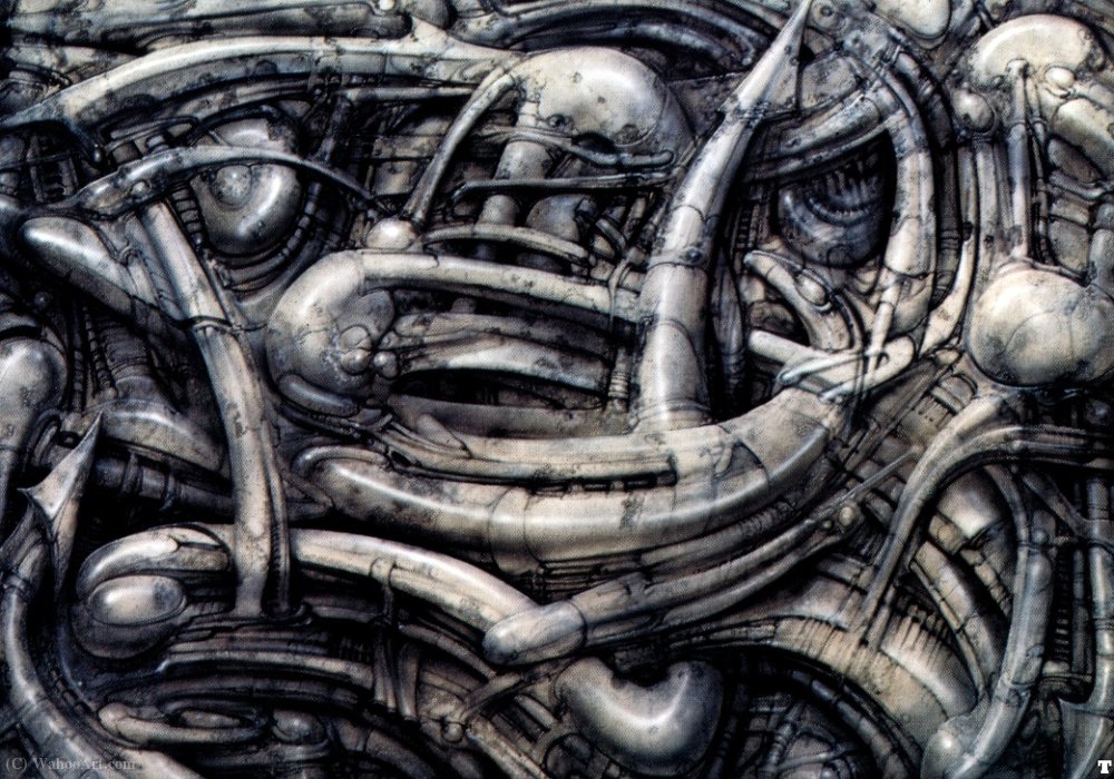 Wikioo.org - The Encyclopedia of Fine Arts - Painting, Artwork by H.R. Giger - hr giger landscape XXX