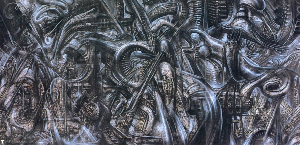 Wikioo.org - The Encyclopedia of Fine Arts - Painting, Artwork by H.R. Giger - hr giger newyorkcity XXVI