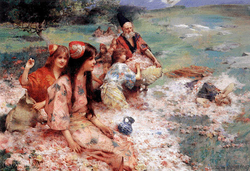 Wikioo.org - The Encyclopedia of Fine Arts - Painting, Artwork by Henry Siddons Mowbray - Oriental fantasy