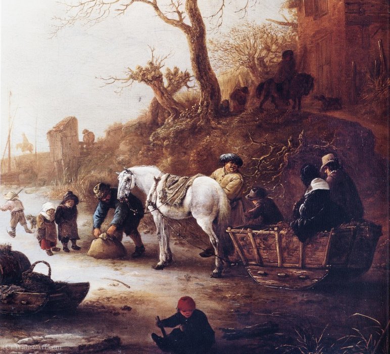 Wikioo.org - The Encyclopedia of Fine Arts - Painting, Artwork by Isaac Van Ostade - I - (45CanDet)