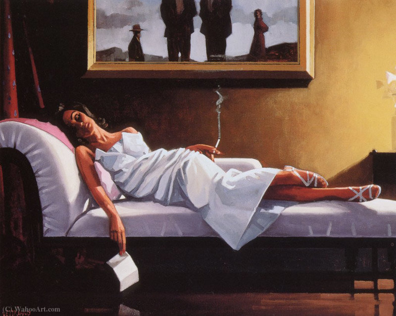 Wikioo.org - The Encyclopedia of Fine Arts - Painting, Artwork by Jack Vettriano - Untitled (818)