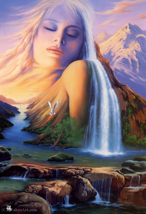 WikiOO.org - Encyclopedia of Fine Arts - Maľba, Artwork Jim Warren - Mountain Beauty