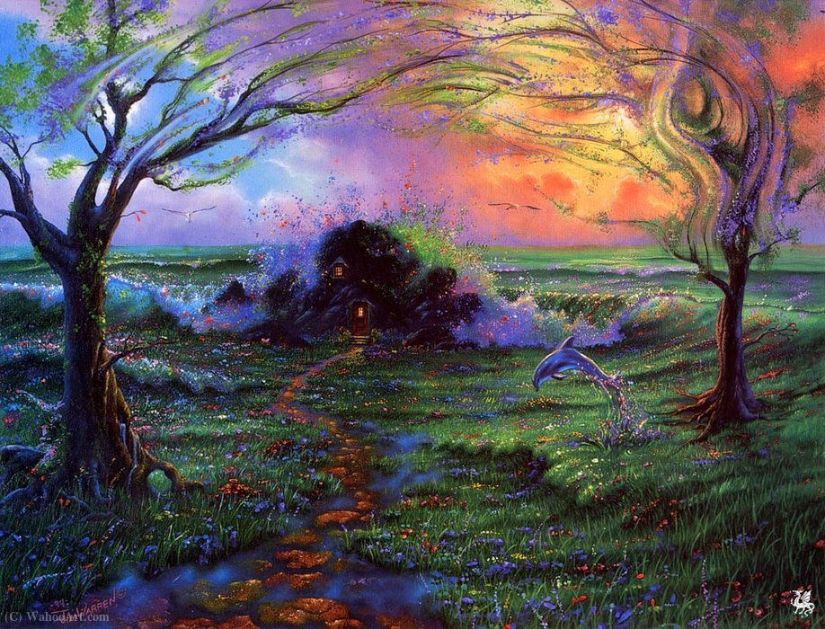 WikiOO.org - אנציקלופדיה לאמנויות יפות - ציור, יצירות אמנות Jim Warren - Pleasant dreams