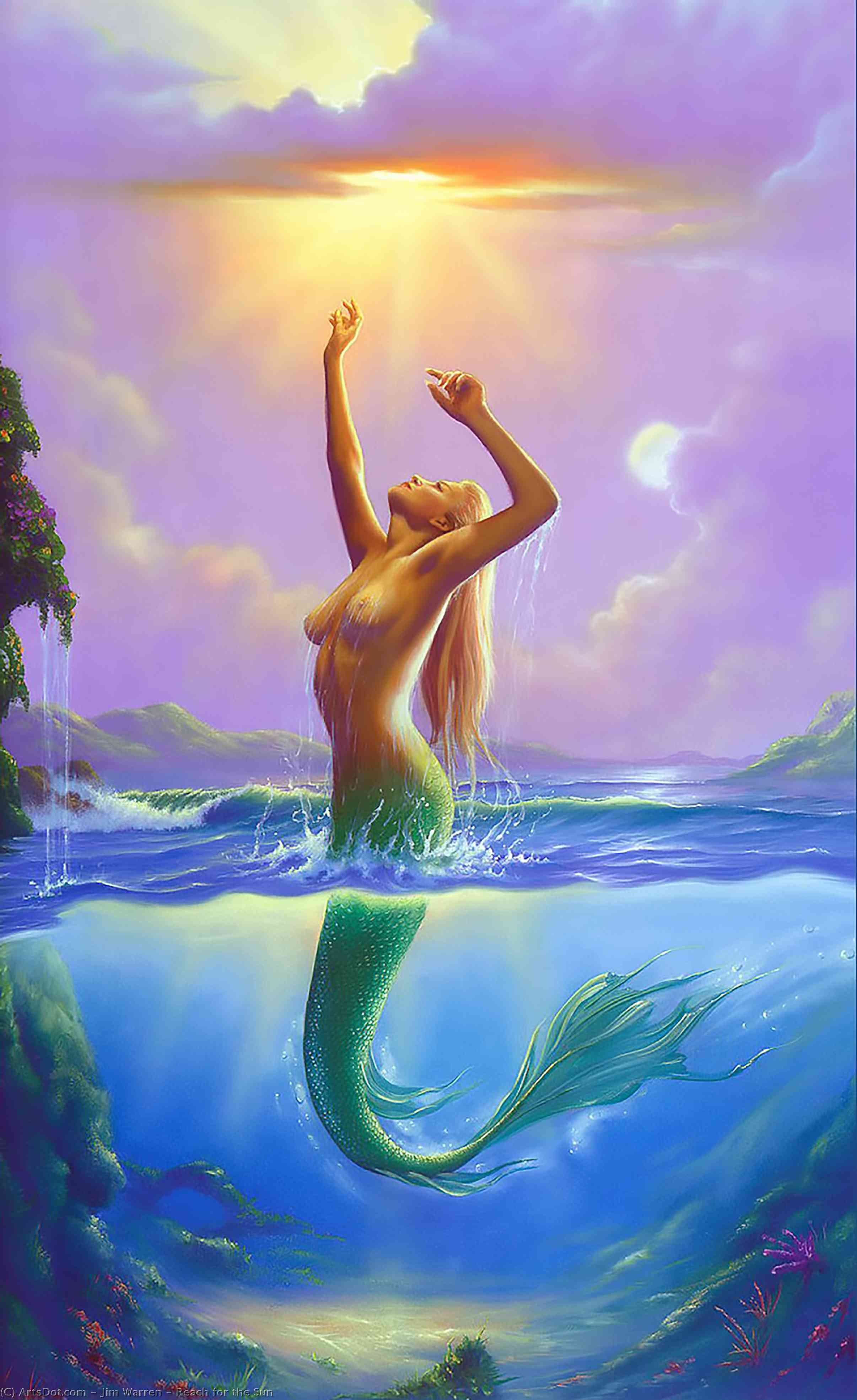 Wikioo.org - The Encyclopedia of Fine Arts - Painting, Artwork by Jim Warren - Reach for the Sun