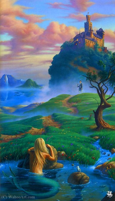 Wikioo.org - The Encyclopedia of Fine Arts - Painting, Artwork by Jim Warren - The prince and the mermaid